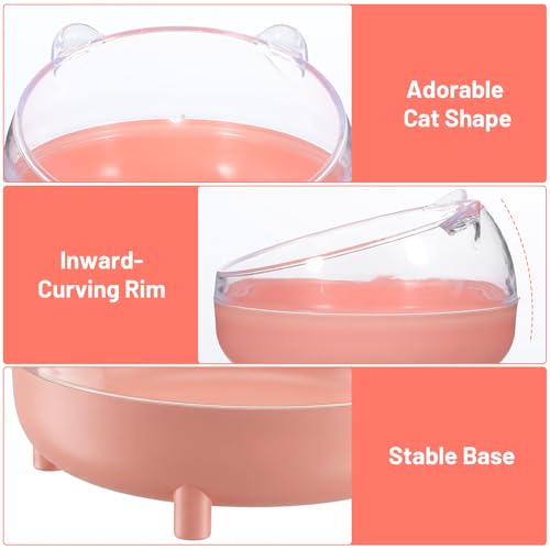 Hamster Sand Bath Container Hamster Bathtub Plastic Dust Bath Box | Hamsters Bathroom Toilet, Easy to Clean, for Dwarf Hamsters, Mice Gerbil, and Small Animals