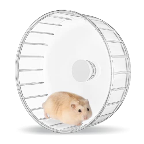 BUCATSTATE Silent Hamster Wheel, 6.7in Exercise Wheel for Gerbil, Dwarf Syrian Hamster, Rat, Mice - size: 6.7inch