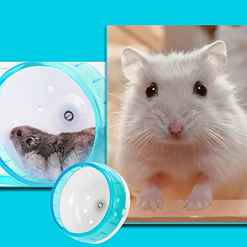 Silent Hamster Wheel 4.7 Inch Small Animal Running Exercise Wheel | Quiet non-slip design with smooth rotation, ideal for hamsters and small pets to enjoy daily exercise at home.