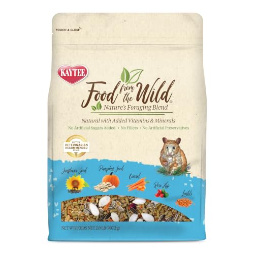Kaytee Food from The Wild Natural Pet Hamster Food, 2 Pound - size: 2 Pound (Pack of 1)