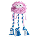 Nocciola Plush Squeaky Dog Toys, Cute Durable Stuffed Crinkle Puppy Pet Chew Toys for Large Medium Small Dogs - Jellyfish - style: Jellyfish