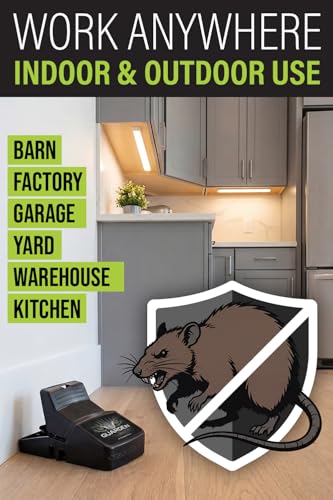 Rat Traps Indoor (2 Pack) Catch Rats, Mice, and Voles Fast with These Simple to Bait, Safe to Set, Non Electric Rat Trap for Home, Yard, and Barn - size: 2 Pack Rat Traps