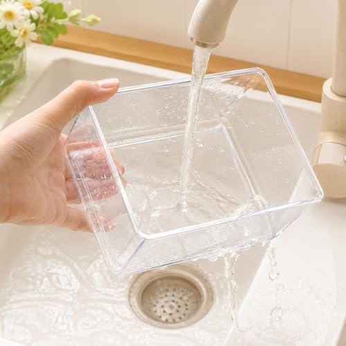 Hamster Sand Bath Container, Hamster-Sand Box Clear Sand Bath for Hamsters Acrylic Hamster-Dust Bathes Toilet Tray Bathroom Easy to Clean for Hedgehog Squirrel Hamsters Guinea Pigs and Small Animal
