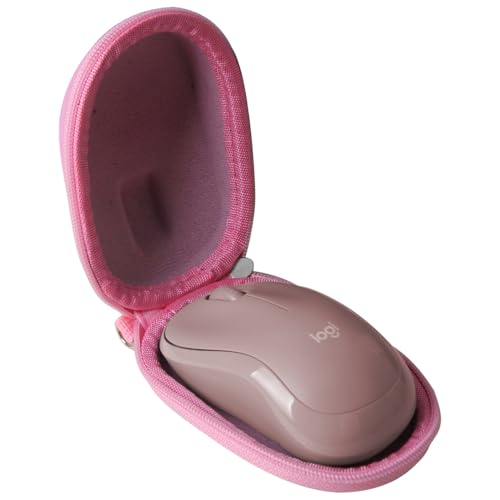 Hermitshell Hard Travel Case for Logitech M196 / Logitech M240 Silent / M220 Bluetooth Mouse (Only Case) (Pink) - color: Pink