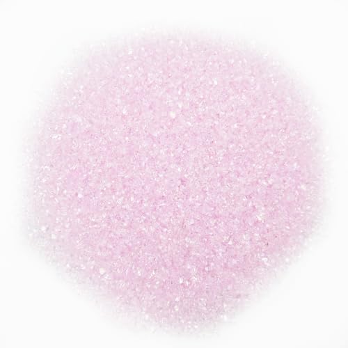 Crushed Glass Glitter, Broken Stones Shattered Glass Chips for Resin Art Crafts, Epoxy Resin Supplies, Geod Painting, DIY Art Projects, Jewelry Making, 2-4mm, 200g/7oz (Pink) - color: Pink