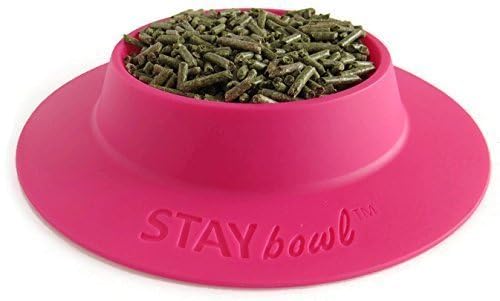 Tip-Proof Bowl for Guinea Pigs and Other Small Pets - Fuchsia (Pink) - Large 3/4 Cup Size New