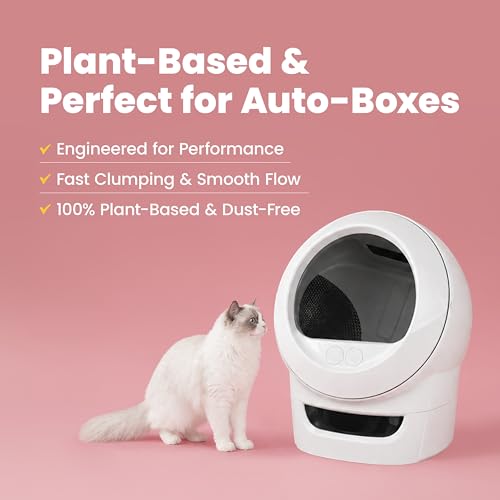 Lady N Tofu Cat Litter, Low Dust Compatible with Auto-Box Unscented 9lb | Mini-Pellet Shape, Strong Clumping, Ultra Absorbent, Activated Charcoal Odor Control - size: 9lb x 1bag
