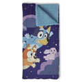 Silk Touch Sherpa Slumber Bag for Boys and Girls, Sleeping Bag with Zipper, Sleepover Set, 27 x 56 inches - color: Slumber Pups