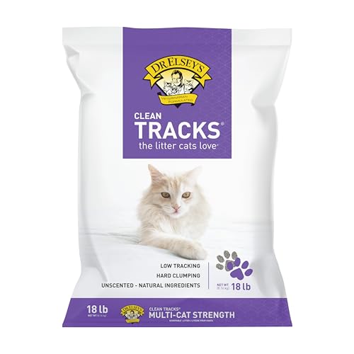 Dr. Elsey's Clean Tracks Clumping Clay Cat Litter 18 lb. Bag - size: 18 pounds