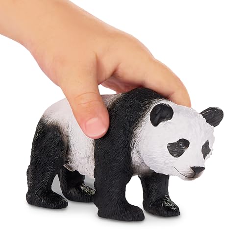 Terra by Battat Giant Panda Family Animal Figures, 4-Piece Set, Animals | 4 realistic plastic zoo animal toys with 2 adult pandas and 2 cubs for storytelling play, collecting, and learning, 3+ Years - style: Panda Family