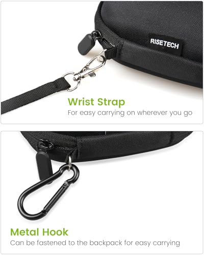 Hard Travel Mouse Case Compatible with Logitech MX Master 4, Master 3S / 3, Master 2S Computer Wireless Mouse Carrying Bag – with Clip and Lanyard