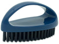 GKETN Small Scrub Brush with Nylon Bristles Heavy Duty Cleaning Brush | Good for Household Use, Like Bathroom, Kitchen, Grout, Tiles - Non-Slip Teardrop Handle & Hangable Design - Deep Blue - color: Deep Blue