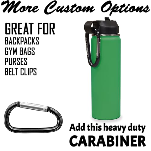 LaserGram Personalized 20oz Water Bottle, Snail (Green) | Engraved Gift, Vacuum Insulated Stainless Steel, Flip-Top Straw Lid, Laser Engraved With Your Name - color: Green, size: 20 Ounces