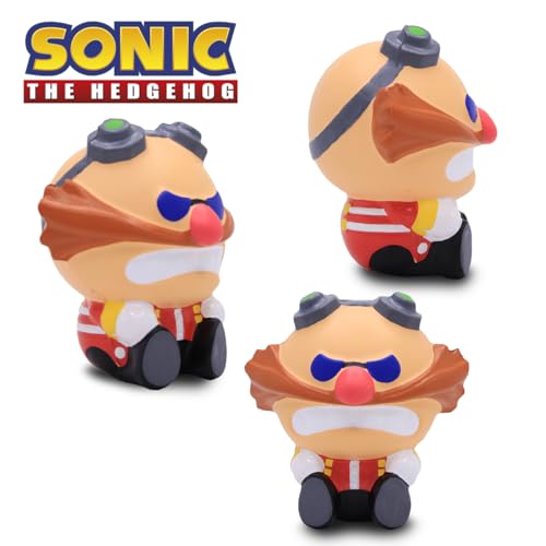 Sonic the Hedgehog SquishMe Series 3 Blind Pack – Includes Special Flocked Sonic – Officially Licensed Collectible - style: SquishMe Series 3