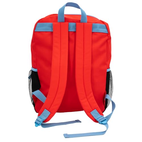 AI ACCESSORY INNOVATIONS Sonic The Hedgehog 2 Piece Backpack Set, Boys & Girls 16" School Bag, Red - color: Sonic the Hedgehog