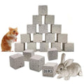 Hamiledyi 20 Pcs Chinchilla Lava Blocks Rabbit Chew Toys | Bunny Lava Teeth Grinding Stone Small Animal Mineral Calcium Stone for Hamsters Rabbits Chinchillas Squirrels Rats Parrots - size: 1.57 Inch Diameter