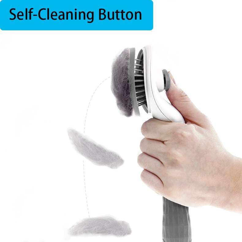 Cat Brush for Shedding, Kitten Brushes for Indoor Cats, For Long or Short Haired Cats,Cat Hair Brush Grooming Deshedding Brush for Dog Kitten Removes Loose Fur and flea removal comb