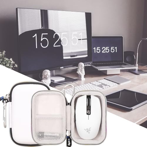Mouse Case for Razer Orochi V2/ Logitech MX Anywhere 3S / 2S / 3/2 Compact Performance Mouse (White)