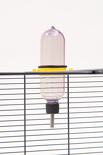 Lixit Bell Style Aquarium Cage Water Bottle (8 Ounce, Clear)