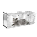 32" Heavy-Duty Folding Live Animal Trap Cage | Animal Trap Cage for Stray Cats,Raccoons,Armadillos and Rabbits