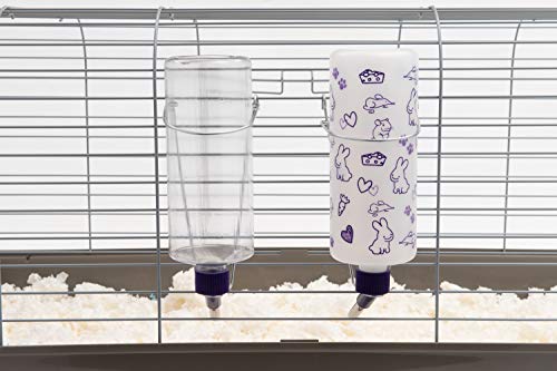 Lixit 32oz Weather Resistant Water Bottles with Heavy Duty Mount for Rabbits and Ferrets (Rabbits) (Pack of 4) - size: 32 ounces (Pack of 4)