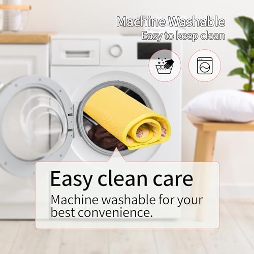Pet Cooling Mat Cat Dog Cushion Pad Summer Cool Down Comfortable Soft for Pets and Adults (S, Yellow) - color: Yellow Egg, size: S: 15.5'' x 19.5''