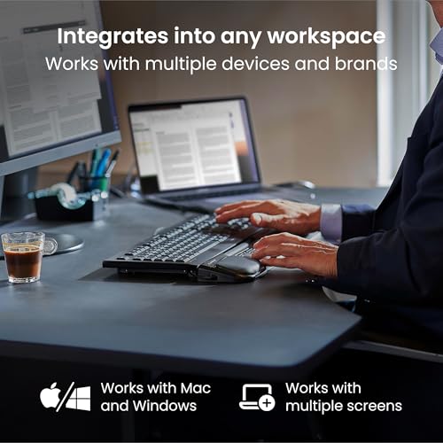 Contour Ergonomic Wireless Bundle RollerMouse Pro3 Ergonomic Mouse & Balance Full-Size Keyboard Combo Central Pointing Device for RSI, Carpal Tunnel Relief & Comfortable Office Work Setup