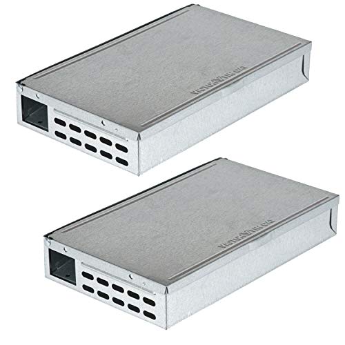 Victor Tin Cat Multi-Catch Live Mouse Traps, 2-Pack | Humane Indoor and Outdoor Catch and Release Rodent Traps for Mice, Metal Construction, Hold 30 Mice Per Setting - size: 2 Traps