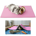 Fleece Playground for Guinea Pig and Rabbit - All in One, It's a Blanket, a Giant Tunnel, a House, a Cushion and a Bed - 55.1 x 27.6 in - Pink | 27.6 x 55.1 in (W x L) - C&C 2x4 - Pink - Washable - For Sleeping On Top and Hiding Underneath - color: Pink,