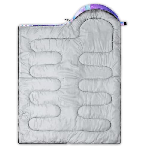 AILONEN Midnight Meow Sleeping Bag, Charcoal Cat Eyes Crescent Graphic, Portable Camp Sack Sleepover Style - color: S17
