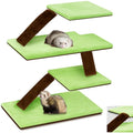 Talltalk 7 Pack Ferret Cage Liner Accessories Washable Ferret Pet Pads Bedding Cage Accessories Kit for Small Animals Hamster Rats Chinchillas Hedgehogs Guinea for Hide Play and Sleep