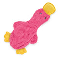 Best Pet Supplies Interactive Squeaky Dog Toy - Crinkle Duck, Pink | Stuffing Free Body, Soft, Squeaks & Crinkles, No Mess, Perfect for Moderate Chewers, Toss and Fetch Play - color: Crinkle Duck (Light Pink), size: Large