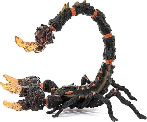 Schleich Eldrador - Lava Scorpion Toy Figurine - Kids Ages 7+ | 70142 | Monster Figurine, Battle Creature Toy for Boys 7+, Fantasy Beast, Action Figure Gifts, Screen-Free Imaginative Pretend Play