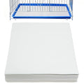 100 Sheets Bird Cage Liner Papers, Disposable Bird Cage Paper Liners, Cuttable Pet Animal Cages Cushion, Precut Absorbent Bird Paper for Bird Parrot Small Animal, 7.9 x 7.9'' - size: 7.87''x 7.87''