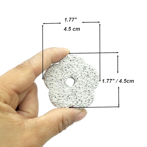 Shelltech Small Animal Lava Bites, Hamster Chew Toys Chew Treats Teeth Grinding Block for Hamster Chinchilla (12 Pack - Flower) - size: 12 Pack - Flower