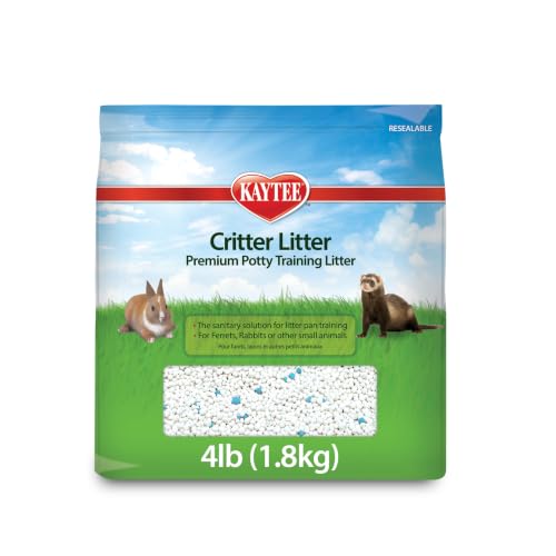 Kaytee Premium Potty Training Critter Litter for Pet Ferrets, Rabbits & Other Small Animals, 4-Pound - size: 4 lb