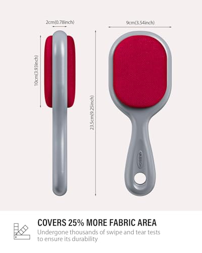 VASSON Double-Sided Lint Brushes for Clothes & Pet Hair Remover | Heavy-duty, Durable double-sided velvet quickly removes stubborn hair