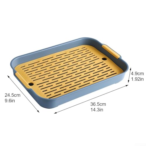 1PC ABS Rabbit Litter Tray, Guinea Pig Litter Pan, Pet Potty Training Toilet Tray, Small Animals Corner Litter Box for Hamster Ferret Chinchilla Hedgehog Bunny, Detachable Design(D)