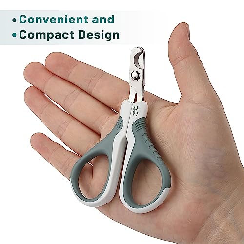Mr. Pen- Cat Nail Clipper, Stainless Steel | Professional Sharp Cat Claw Trimmer for Small and Medium Cats, Pet Nail Clipper with Sturdy Non Slip Handle - color: Olive