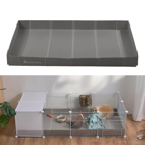 Corrugated Plastic Guinea Pig Cage Liner 55x28x3.9inch for 4x2 14inch Panels Grids Rabbit CNC Cage Liner