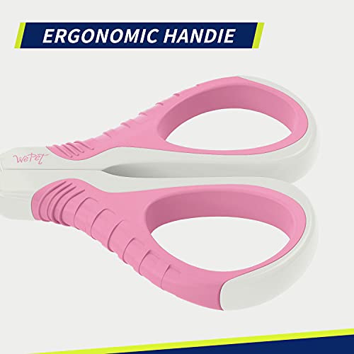 Pet Nail Clippers U07.1, Professional Claw Trimmer, Bended Scissor Special for Cats, Kittens, Dogs, Puppies, Small Animals, White/Thulian Pink - color: #03 White/Thulian Pink