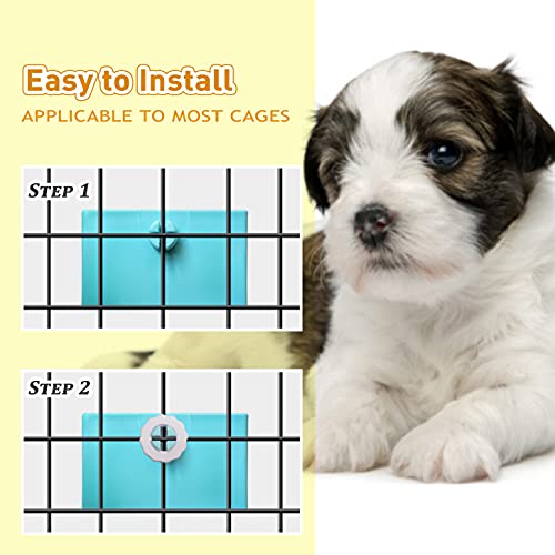 Food and Water Bowl for Hamster/Rabbit/Chinchilla/Guinea Pig Other Small Pets,Rabbit Guinea Pig Hay Feeder,Made from Non-Toxic, BPA Free Plastic and Minimizing Waste and Mess