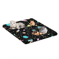 YKD Ferret Cage Liners for Ferret Nation & Critter Nation Cages | Waterproof Chinchilla Cage Accessories, Washable Bedding, for Ferrets, Chinchillas, Rats (Black, Shelf Liner) - size: Shelf Liner