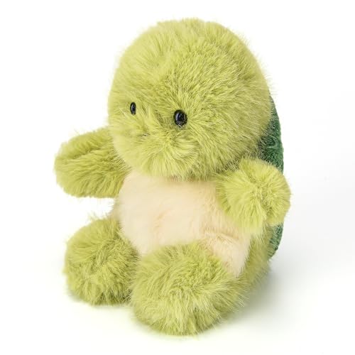 Cute Turtle Stuffed Animal Plushie Soft Sea Turtle Plush Gift for Kids 6" | Palm-Sized Turtle Plush Toy, Desk Decor, Birthday Christmas Valentine’s Day Gift for Girls Boys Girlfriend Boyfriend - color: Turtle