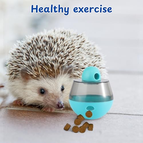 Ferret Treat Ball Interactive Toy Balls for Small Animal, Enrichment Toys Ferrets Dry Food Ball for Ferrets Guinea Pig Rat Chinchilla Hedgehog Bunny, Pet Ferret Accessories (XL, Wiggle) - size: XL