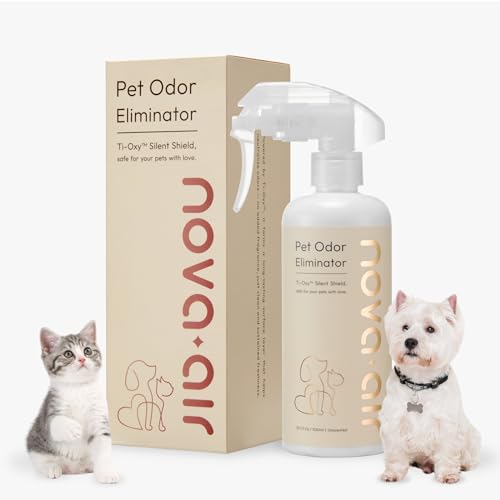 Pet Safe Odor Eliminator for Home - Multi-Purpose Deodorizer Spray for Cat Litter Box, Dog Poop, Urine Smells, Carpet, Car, Room | Unscented, Non-Toxic, Fragrance-Free, Lab-tested (10.1 Oz)