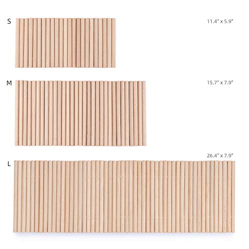 Niteangel Hamster Climbing Ladder Wooden Suspension Bridge for Guinea Pigs Rats Hedgehog Gerbils Mouse Sugar Glider and Other Small Animals (Medium) - size: 15.7" x 7.9"