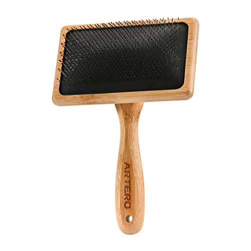 ARTERO Nature Collection Protected PIN Slicker Brush for Dogs, Cats & Sensitive Skin