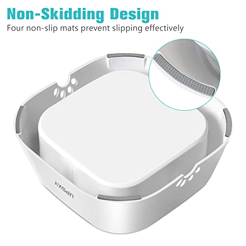 UPSKY 35oz No-Spill Pet Water Bowl, Slow Water Feeder for Dogs and Cats | Splash-Proof Bowls, Slow Drinking Pet Dish, Easy-Clean Dishwasher Safe, Portable For Travel - color: Pink