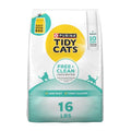 Purina Tidy Cats Free and Clean Unscented Clumping Cat Litter, 16 lb Bag | Activated charcoal formula delivers powerful odor absorption in an easy-pour design - size: 16 Pound (Pack of 1)